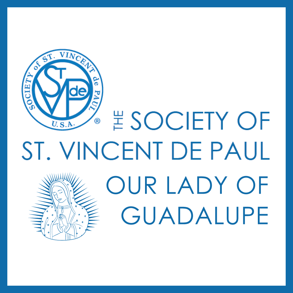 The Society of St. Vincent De Paul - Our Lady of Guadalupe logo